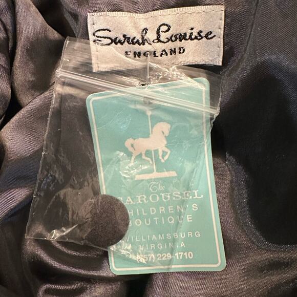 Sarah Louise England Pleated Girl’s Coat and Hat Set - Gray Size 2T NWT - Picture 7 of 7